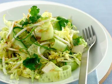 Asian Cucumber and Cabbage Salad
