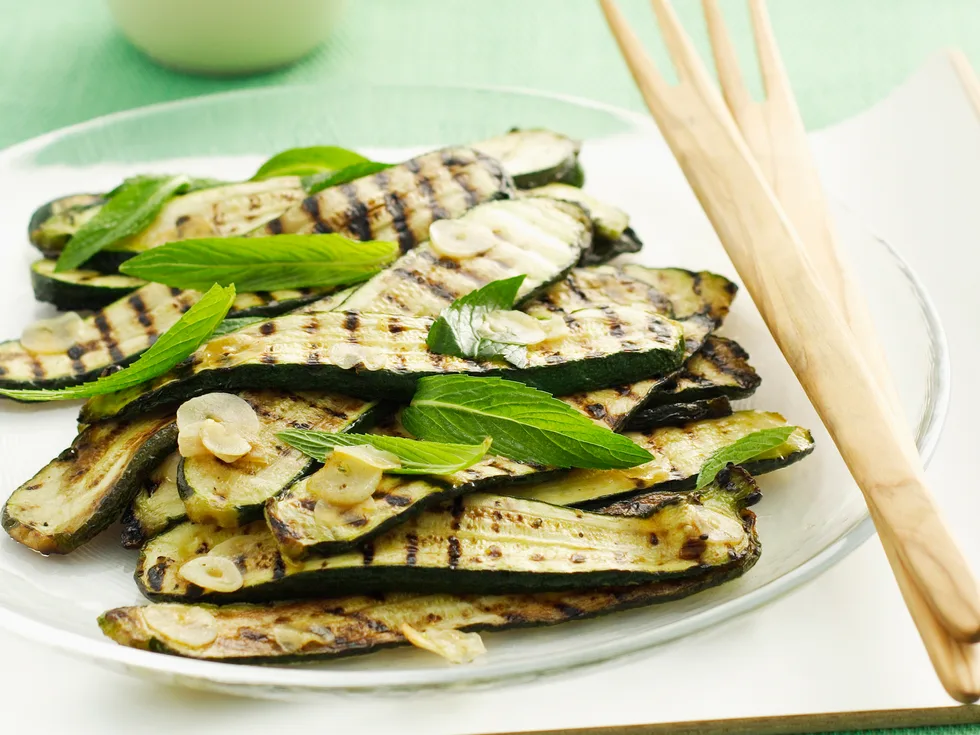 Chargrilled Zucchini Salad with Mint