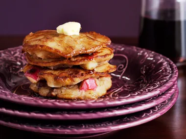 Oat, Apple and Pecan Pancakes