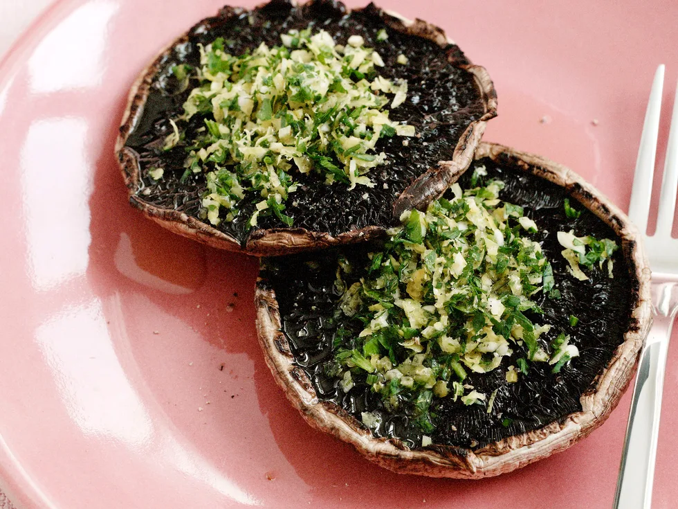Grilled Mushrooms with Gremolata