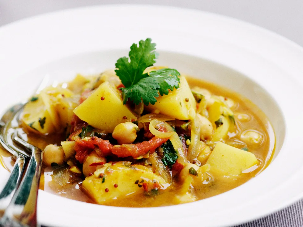 Potato and Chickpea Curry