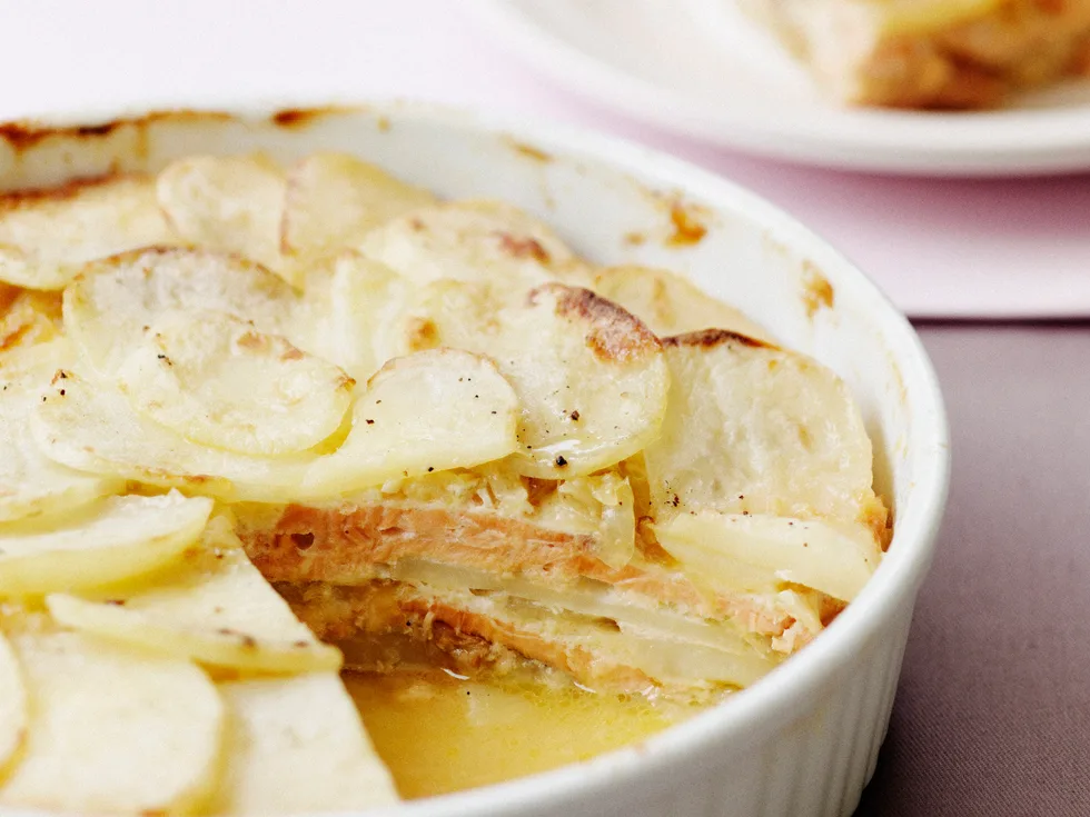 Potato and Salmon Pie