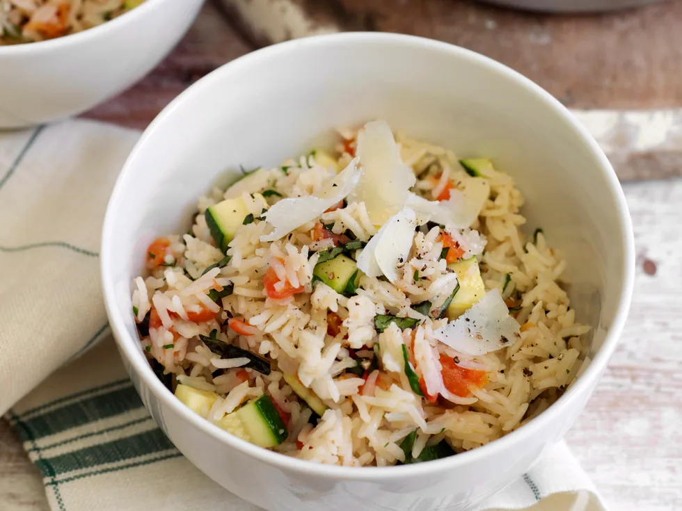 zucchini and Tomato Pilaf