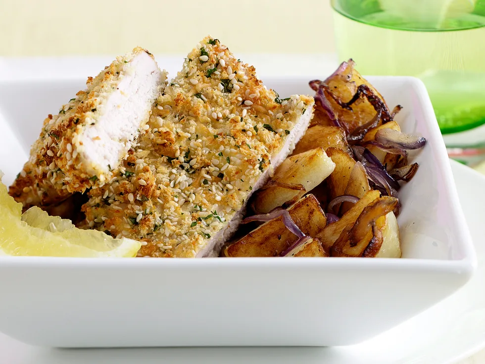 Sesame Chicken Schnitzel