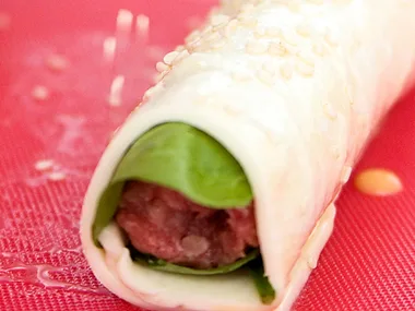 Sizzle Kids - Sausage and Spinach Roll
