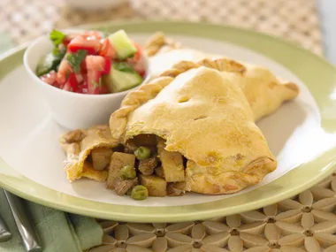 Spicy Lamb, Potato and Pea Samosas