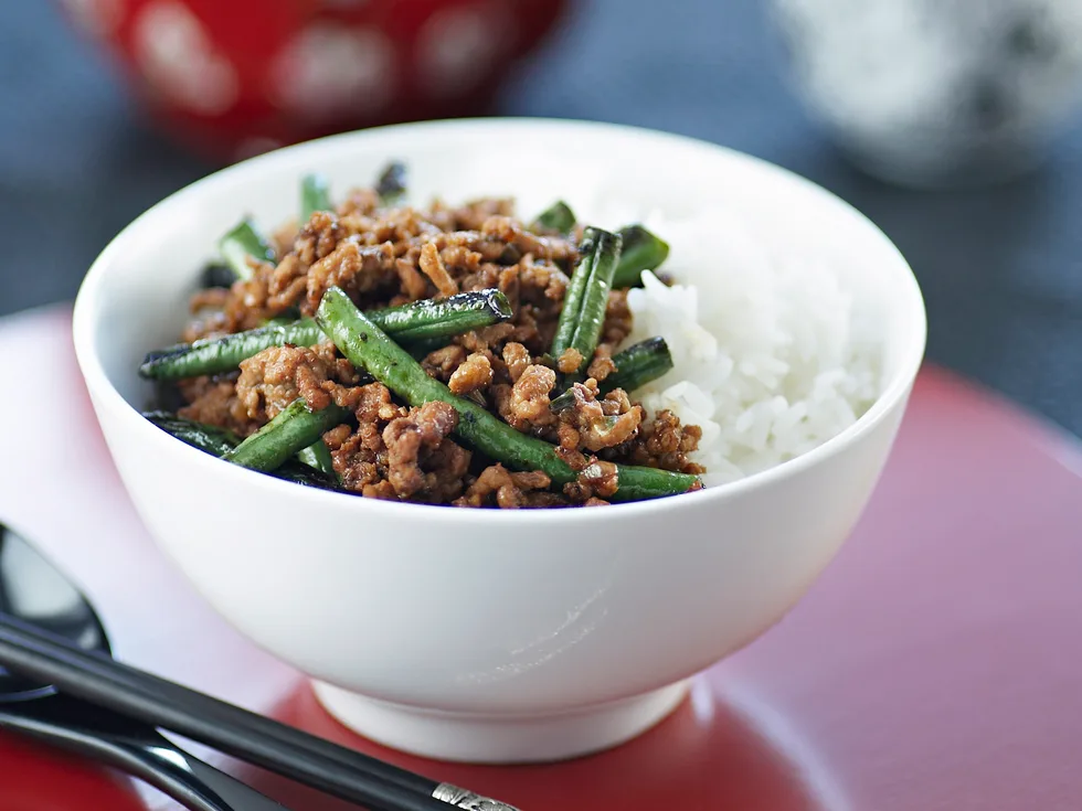 Stir-Fry Special -  Spicy Dry-Fried Snake Beans and Pork