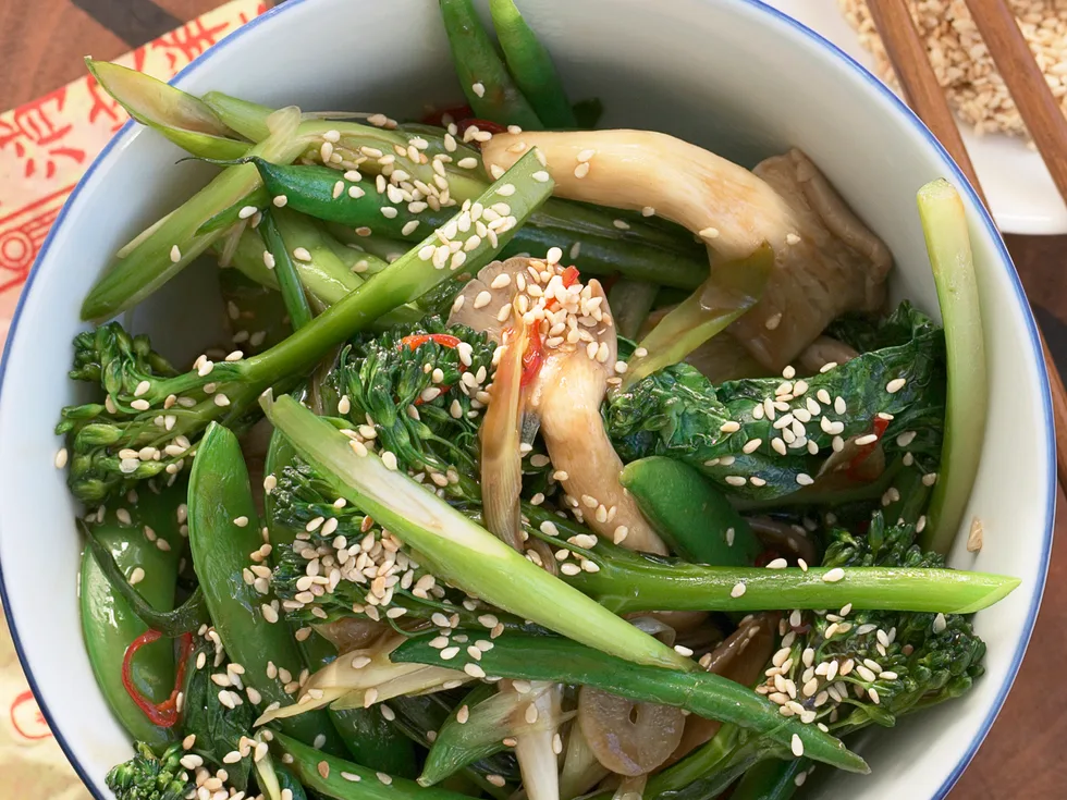 Stir-fry Special - Asian Greens in Oyster Sauce