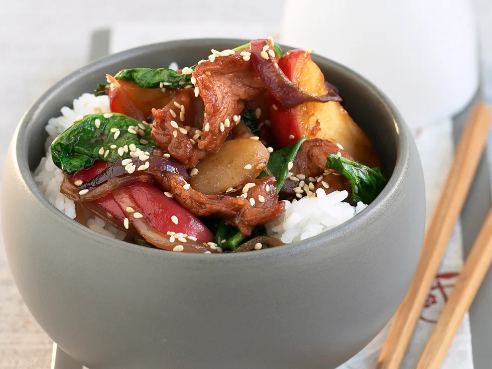 Stir-Fry Special - Char Sui Pork With Apple