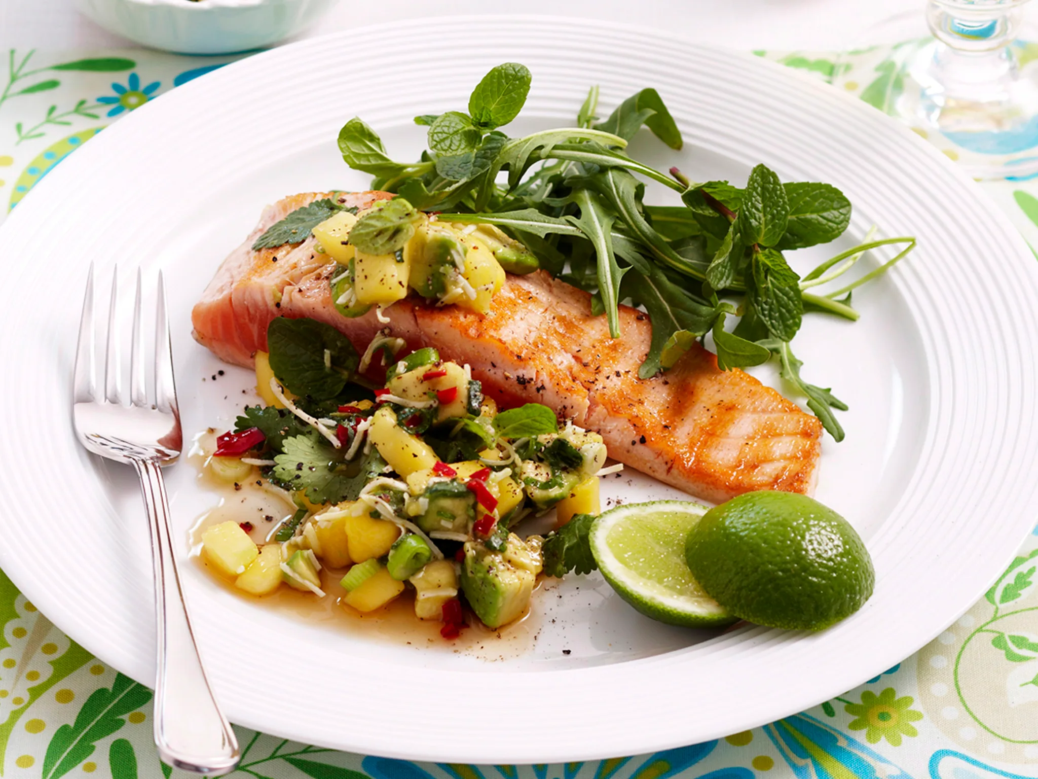 Thai mango salmon