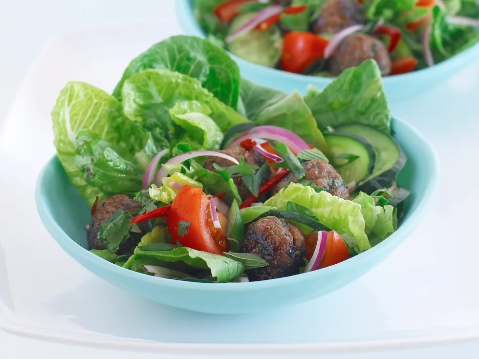 Thai Salad with Meatballs