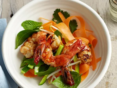 Thai-style prawn salad