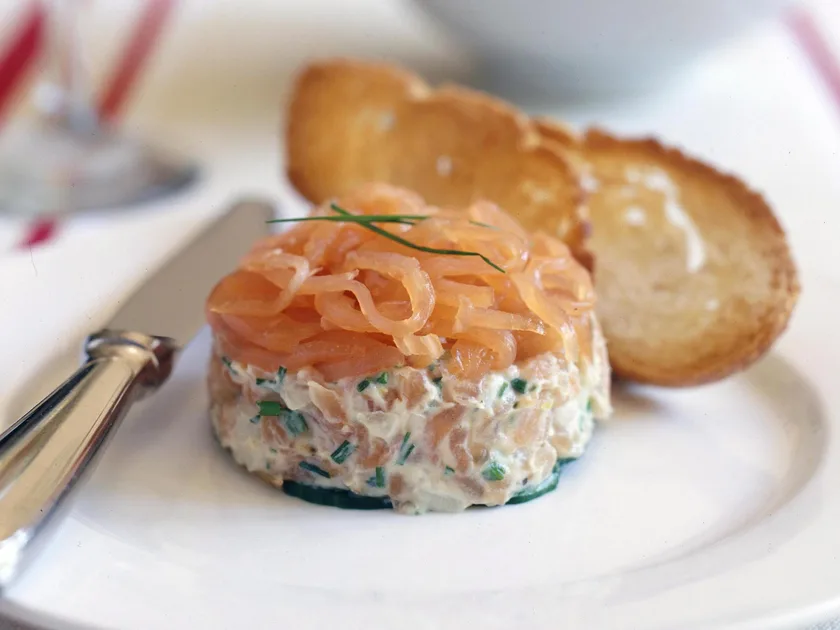Smoked salmon rillettes