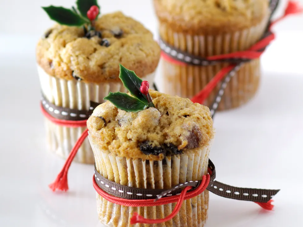 Christmas mini muffins