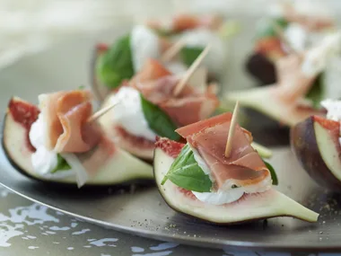 figs with Goat's Cheese and Prosciutto