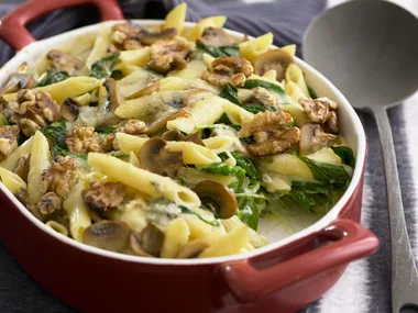 Four cheese pasta bake