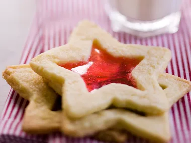 Glass christmas cookies