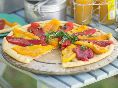 Grilled Capsicum Tart