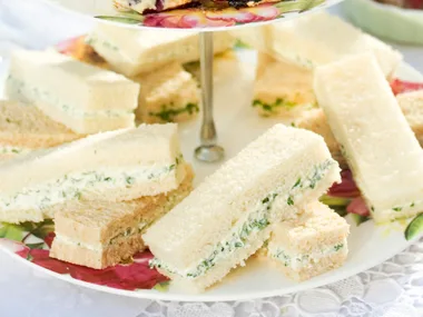 Herb and Cream Cheese Sandwich Fingers