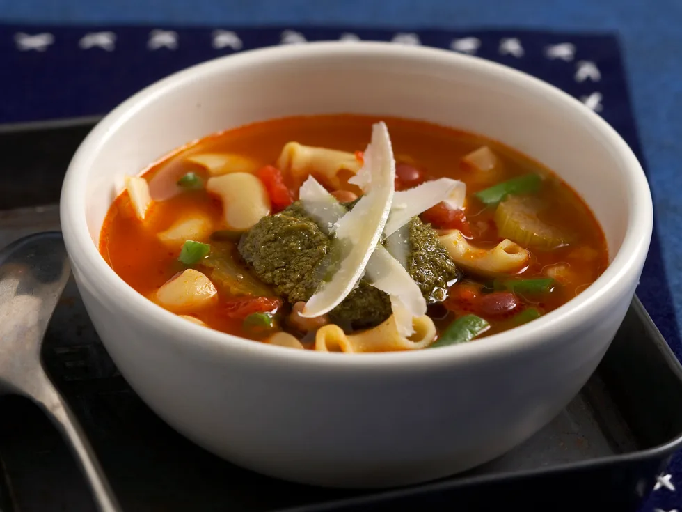 Italian bean, vegetable and pasta soup