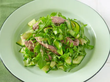 Lamb and zucchini salad