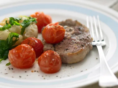 Lamb Chops with Crushed Potatoes