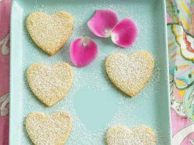 Lemon and Coconut Hearts