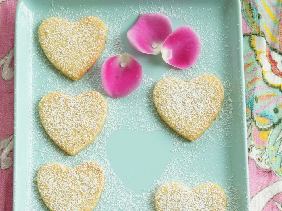 Lemon and Coconut Hearts