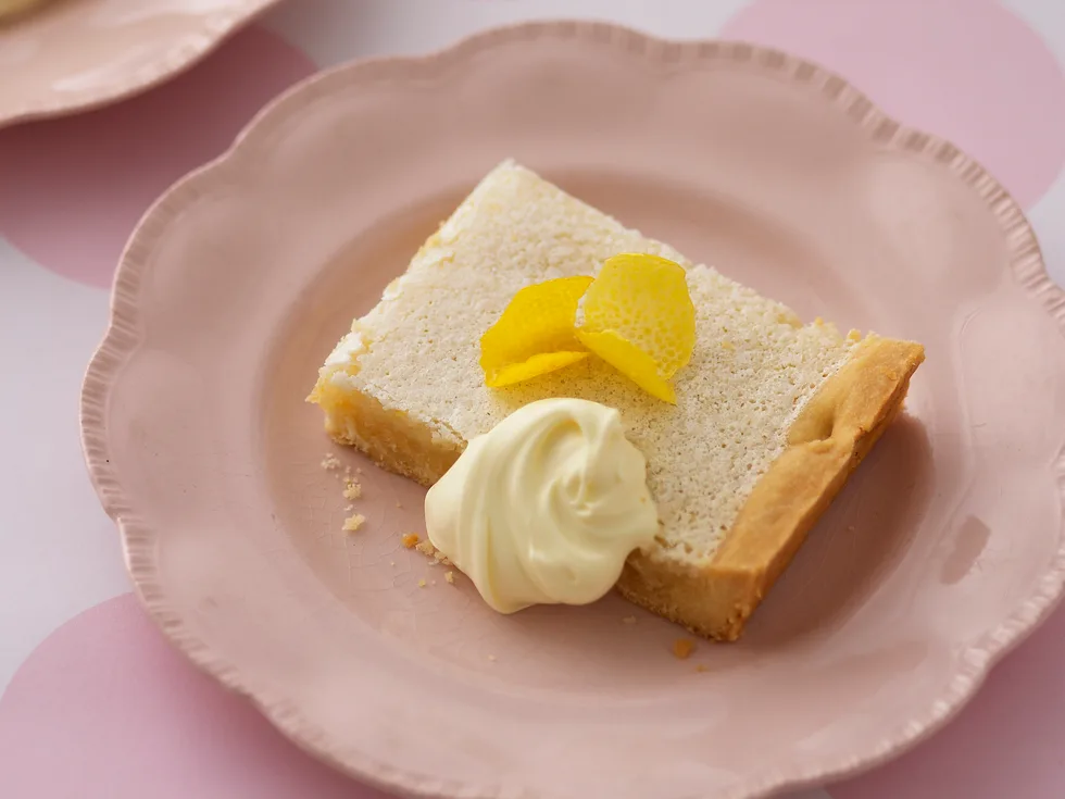 Lemon Coconut Slice