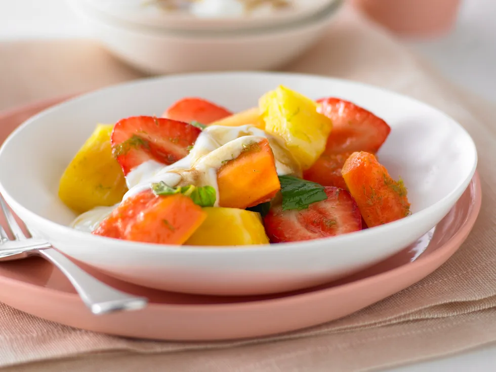 Lime, Vanilla and Star Anise fruit salad