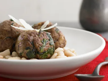 Meatballs with Spinach