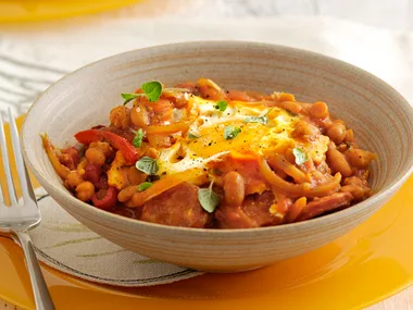 Mexican Beans and Eggs