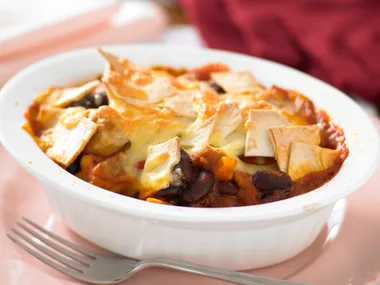 Mexican chicken and bean pot pies