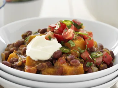 Mexican Pumpkin and Bean Pot