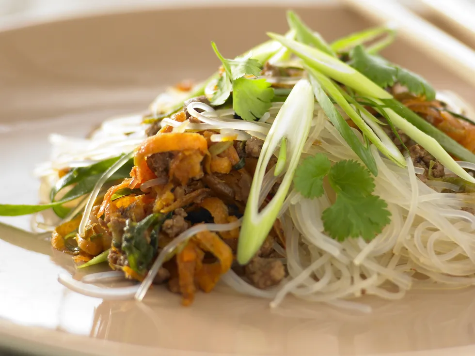 Mince Stir-Fry with Glass Noodles