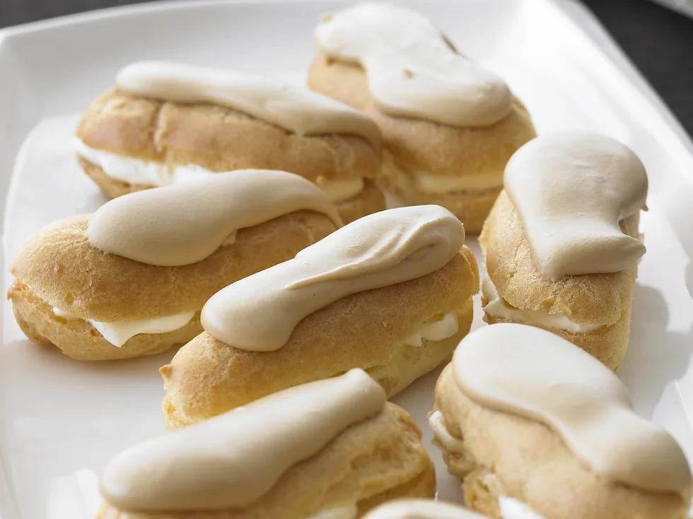 Mini Coffee Eclairs