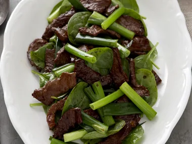 Mongolian lamb stir-fry