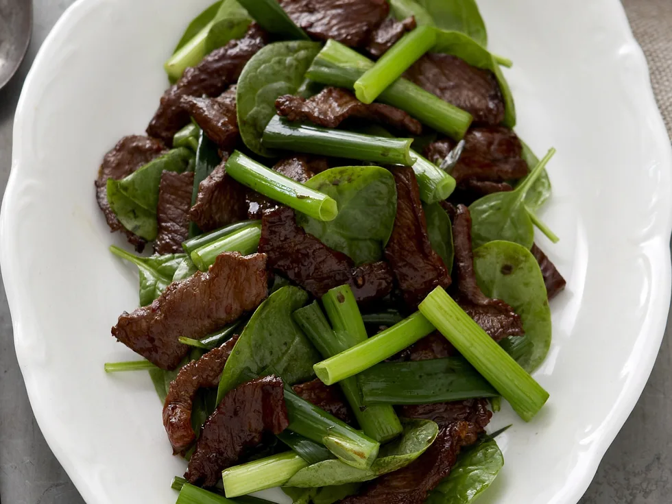 Mongolian lamb stir-fry