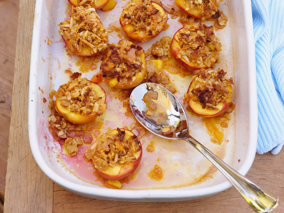 Nectarine Crumble
