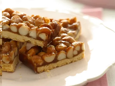 Nutty Caramel Slice