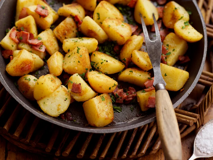 Pan-fried potatoes