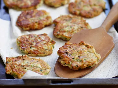 Ricotta and Ham Fritters