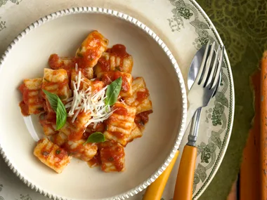 Ricotta gnocchi with napoletana sauce