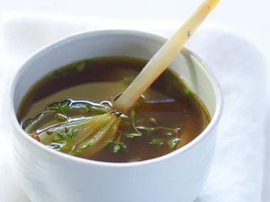 Roast onion soup