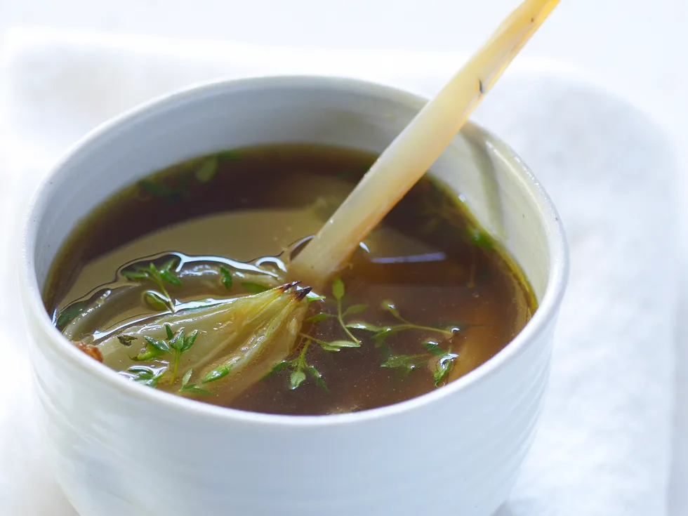 Roast onion soup