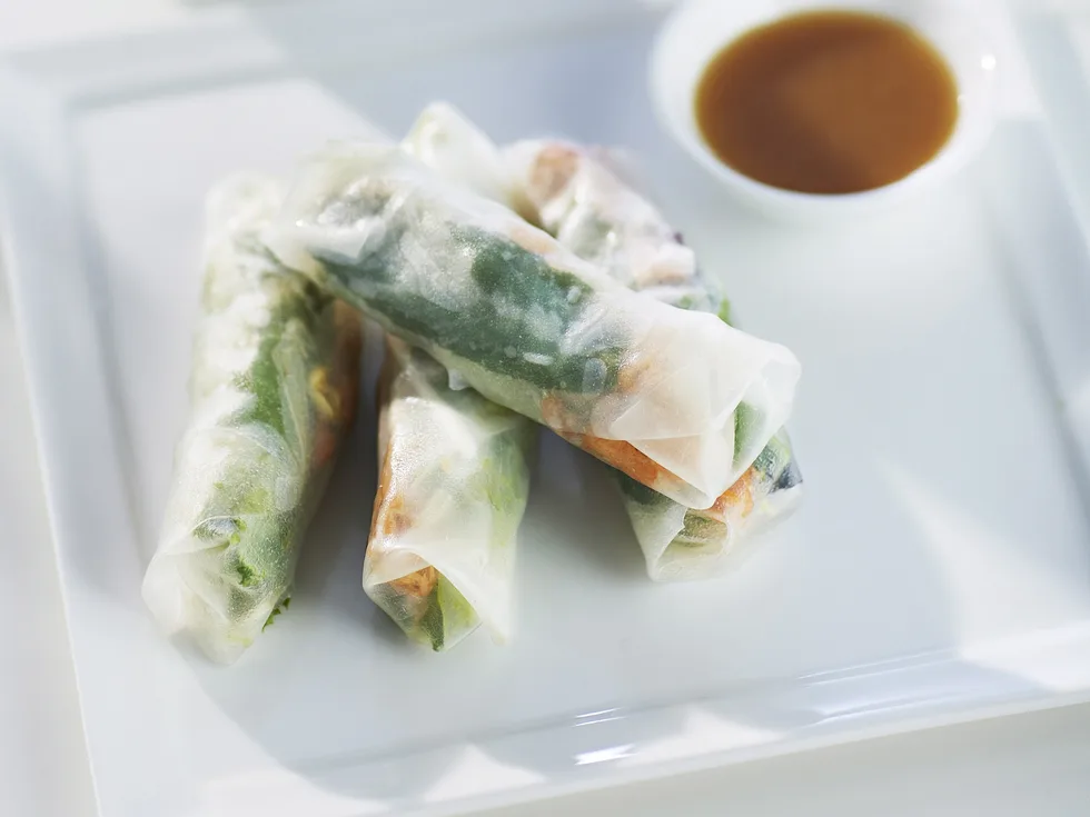 Salmon Salad Rolls
