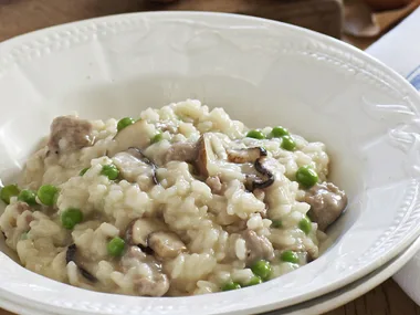 Sausage and Mushroom Risotto