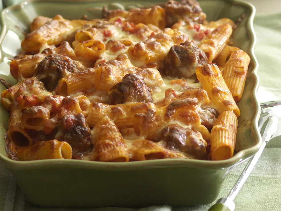 Sausage Meatball Bake