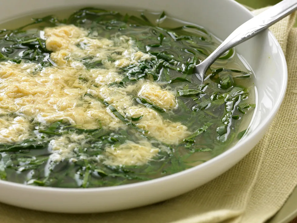 Spinach and Egg Soup