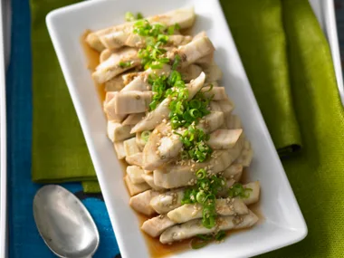 Steamed Eggplant with Soy Sauce Dressing